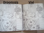 Droomreis (Dream Trip) Kleurboek by Maria Trolle - Click through to read my review of this Dutch edition and my comparison to the original Swedish edition, there are LOTS of differences and some new content!