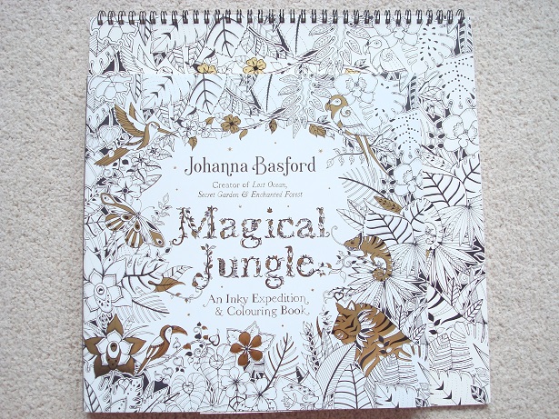 Magical Jungle 2018 Colouring Wall Calendar - Some of the best images from the book, ready to colour and display on your wall throughout the year, click through to read my review and see more images.
